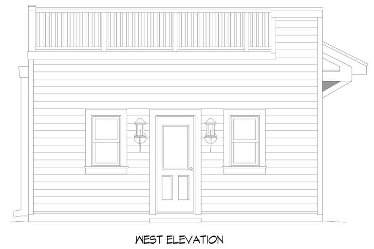 Lake Front House Plan #940-00588 Elevation Photo