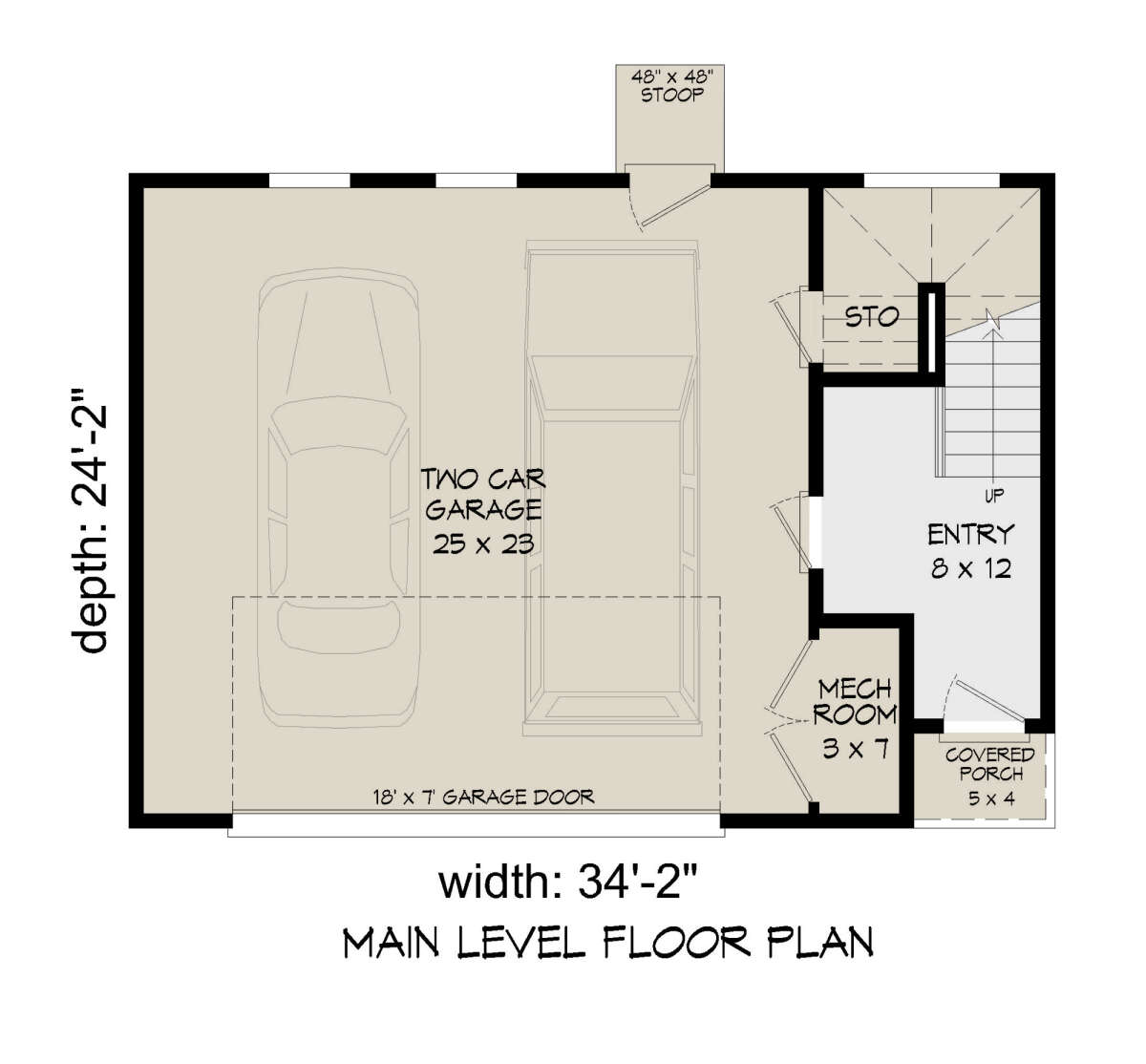 First Floor for House Plan #940-00589