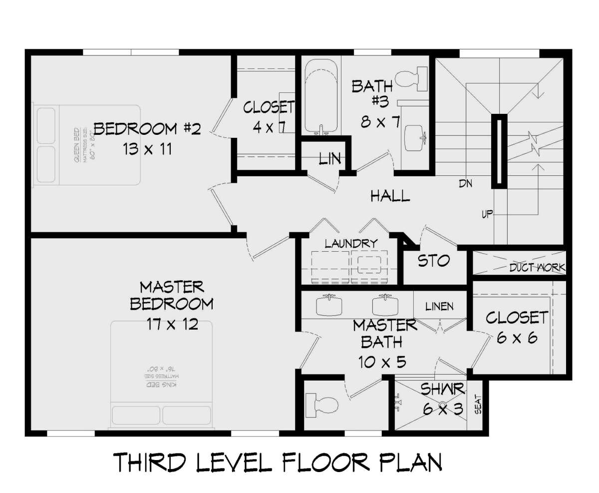 Third Floor for House Plan #940-00589