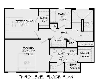 Third Floor for House Plan #940-00589