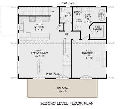 Second Floor for House Plan #940-00590