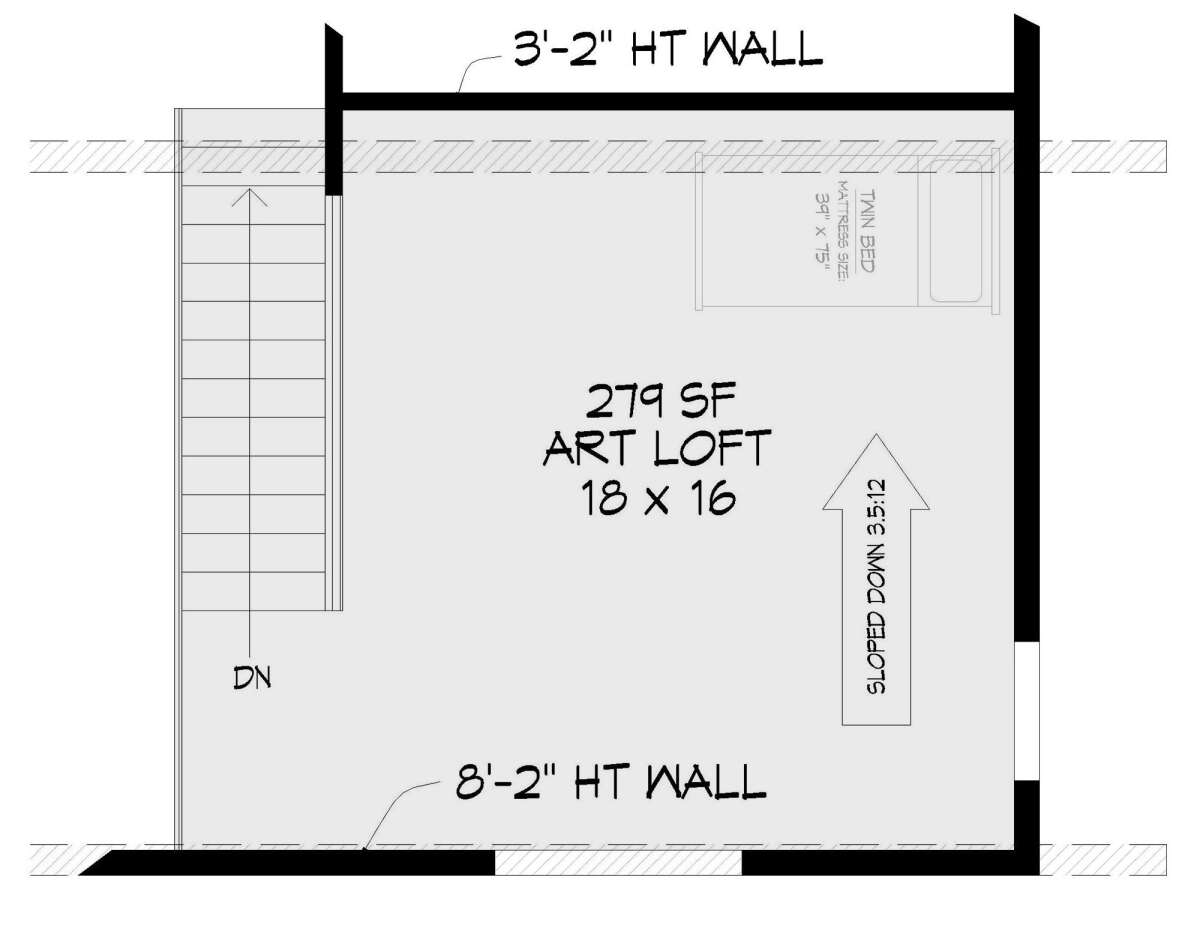 Loft for House Plan #940-00590