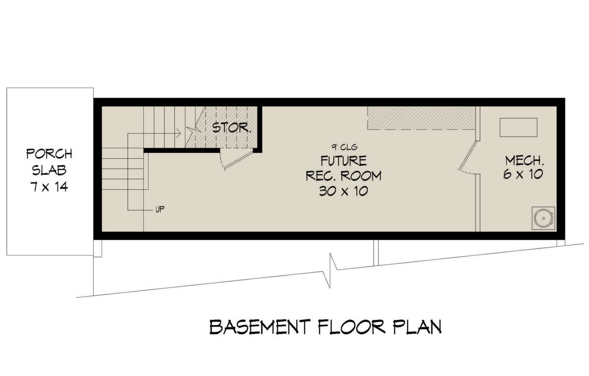 Basement for House Plan #940-00590