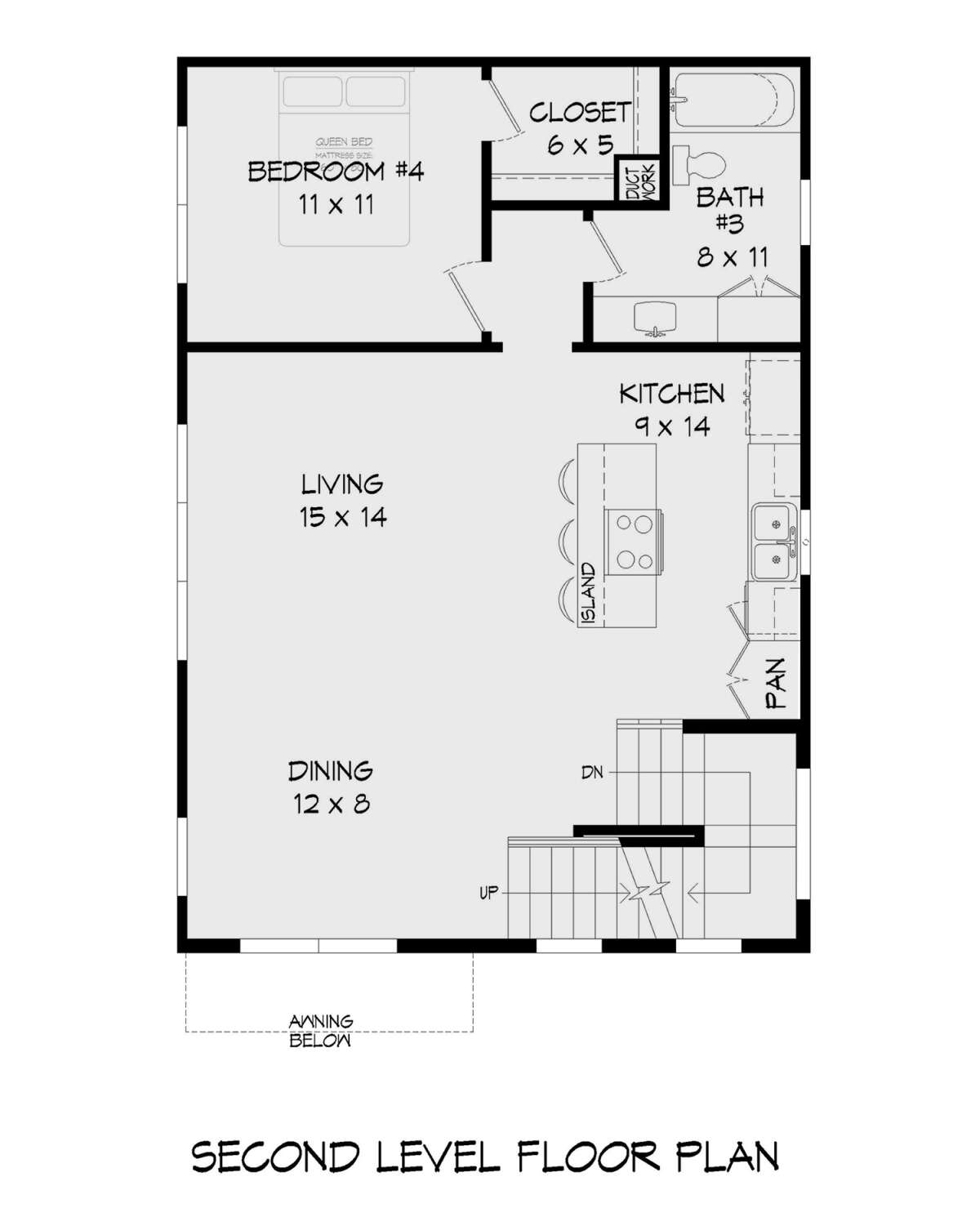 Second Floor for House Plan #940-00592