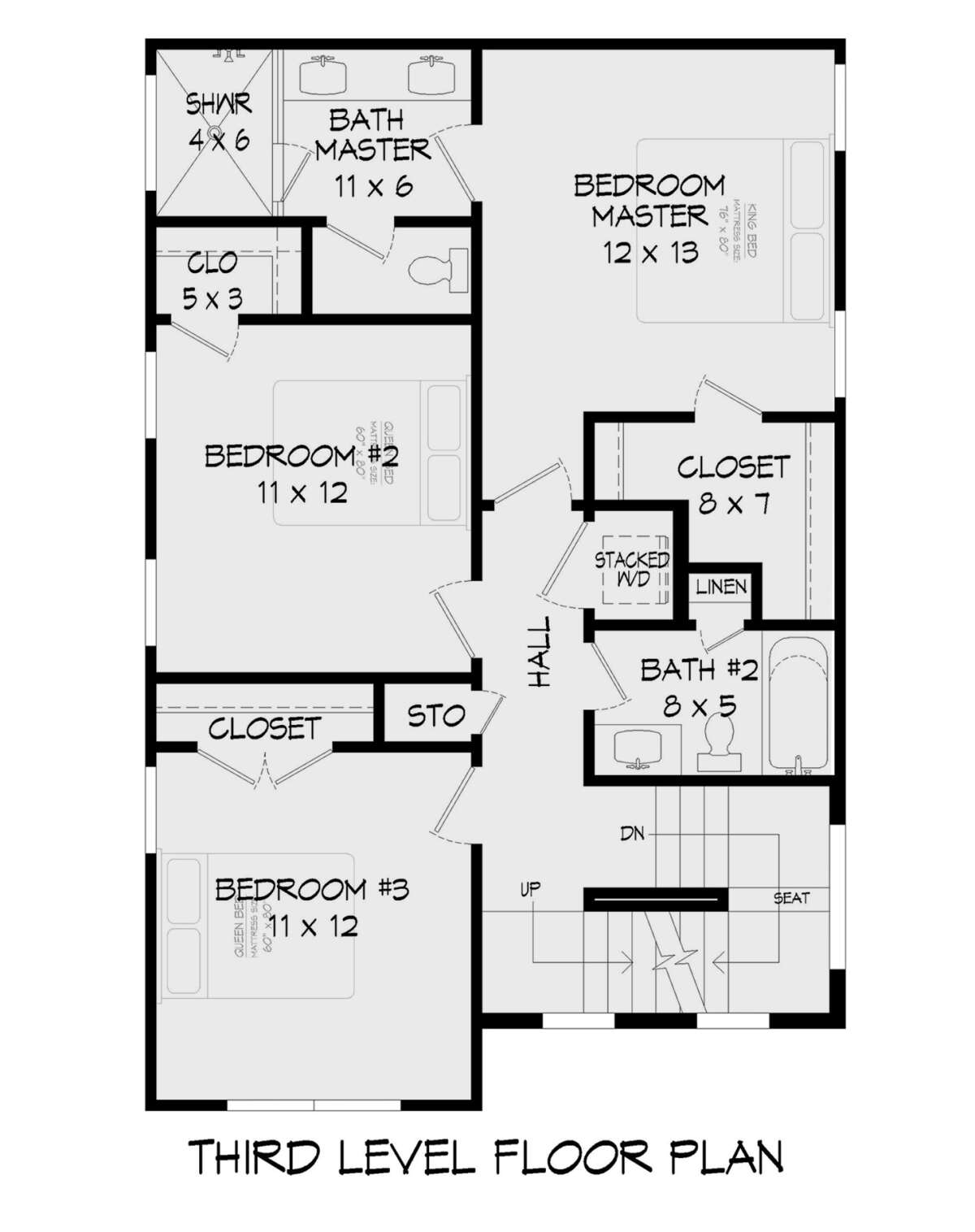Third Floor for House Plan #940-00592