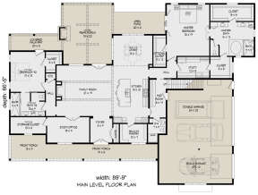 Main Floor  for House Plan #940-00594