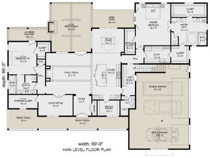 Main Floor  for House Plan #940-00594