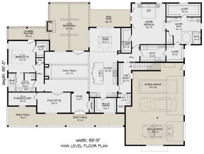 House Plan House Plan #27648 Drawing 1
