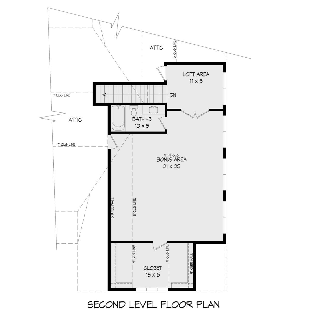 Second Floor for House Plan #940-00594