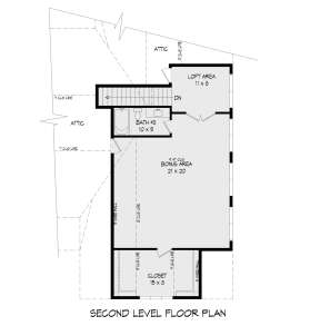 Second Floor for House Plan #940-00594
