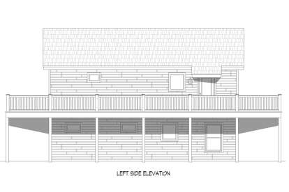 Lake Front House Plan #940-00595 Elevation Photo