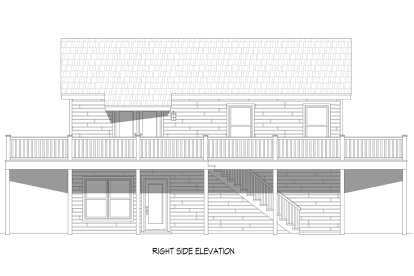 Lake Front House Plan #940-00595 Elevation Photo