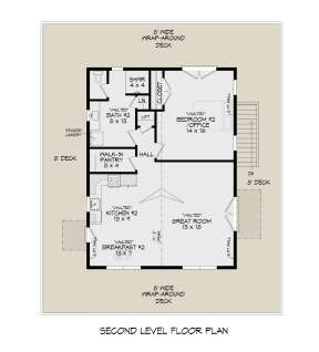 Second Floor for House Plan #940-00595