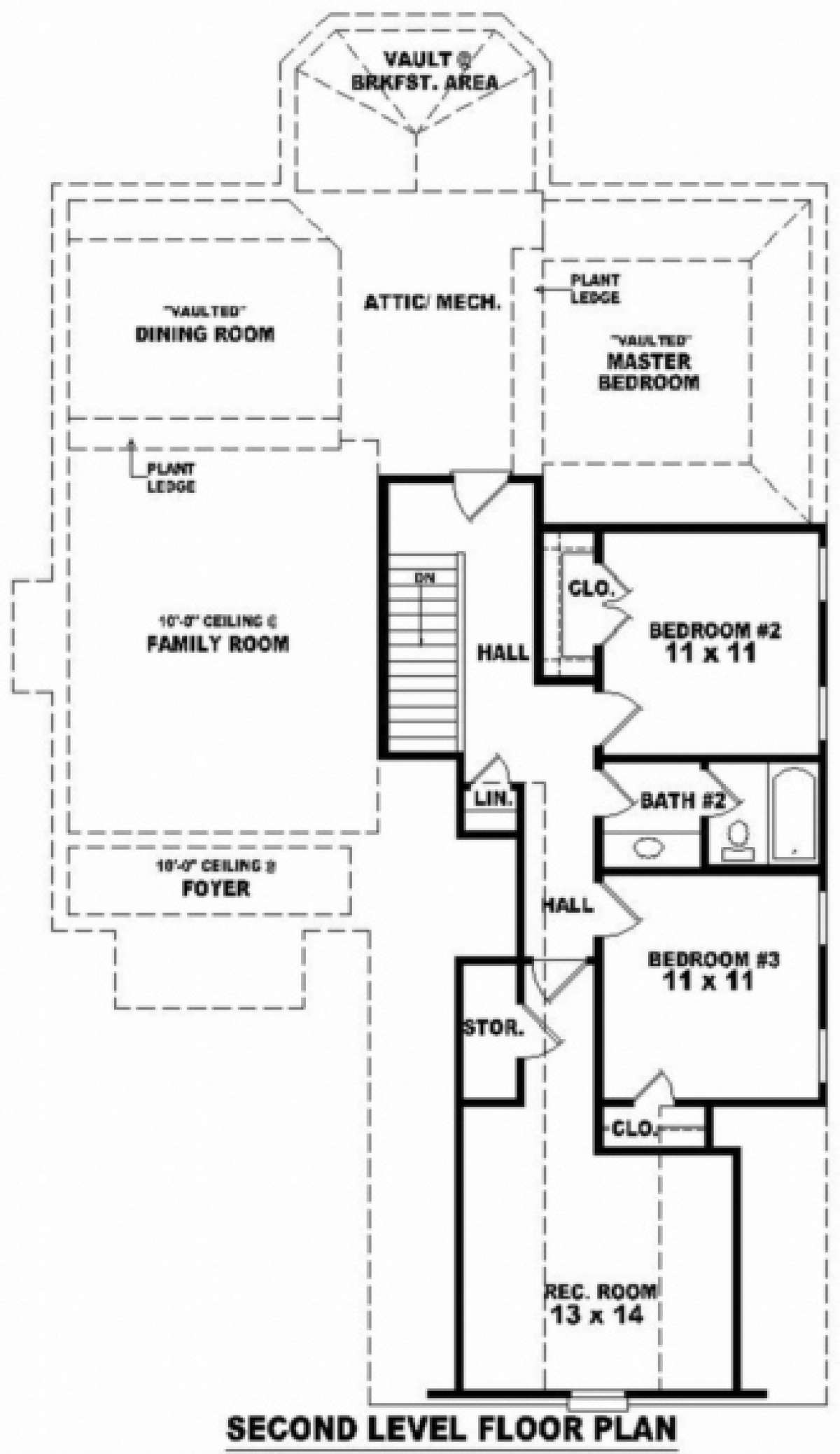 Floorplan 2 for House Plan #053-00420
