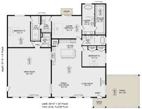 Main Floor  for House Plan #940-00596