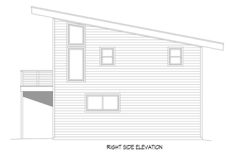 Modern House Plan #940-00598 Elevation Photo