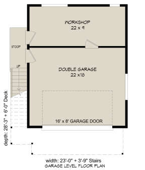 First Floor for House Plan #940-00598