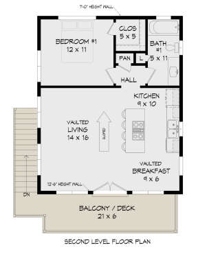 Second Floor for House Plan #940-00598