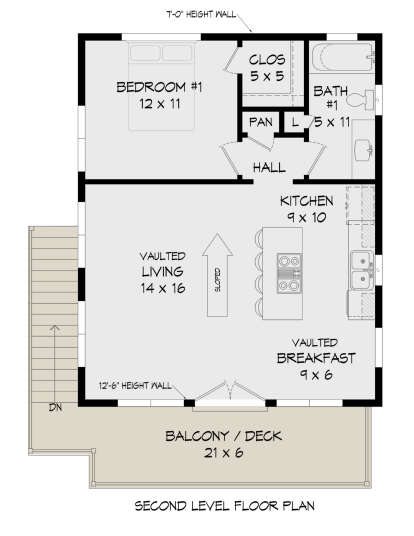 Second Floor for House Plan #940-00598