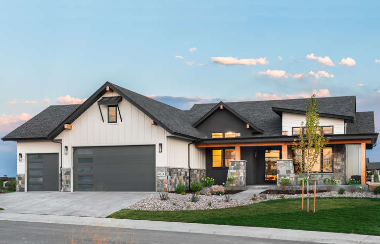 House Plan House Plan #27654 Front Elevation 