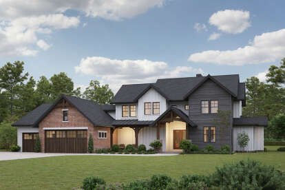 4 Bed, 3 Bath, 3787 Square Foot House Plan - #5631-00195