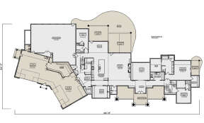 Main Floor  for House Plan #5631-00196