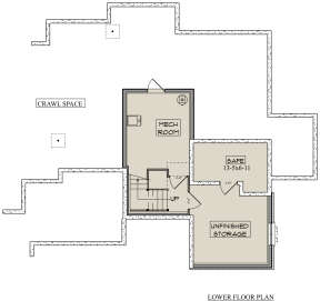 Basement for House Plan #5631-00196