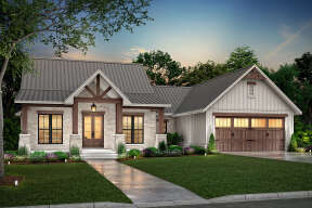 Craftsman House Plan #041-00295 Elevation Photo