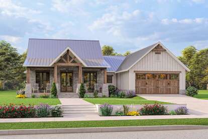 Craftsman House Plan #041-00295 Elevation Photo