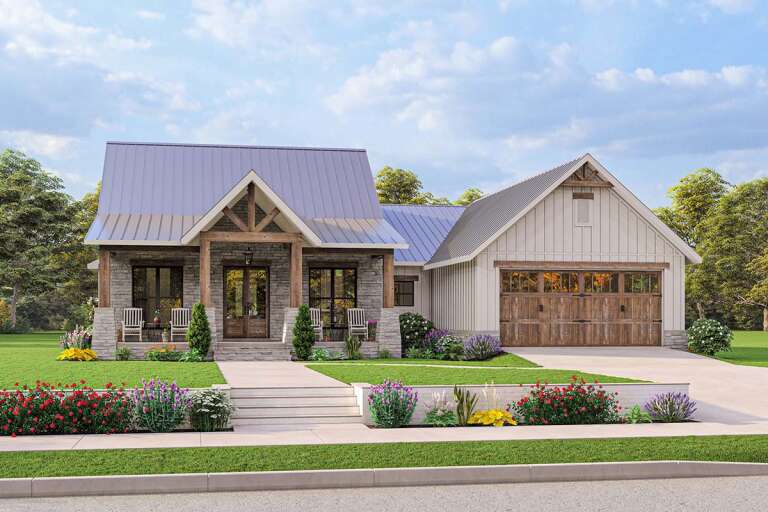 Craftsman House Plan #041-00295 Elevation Photo