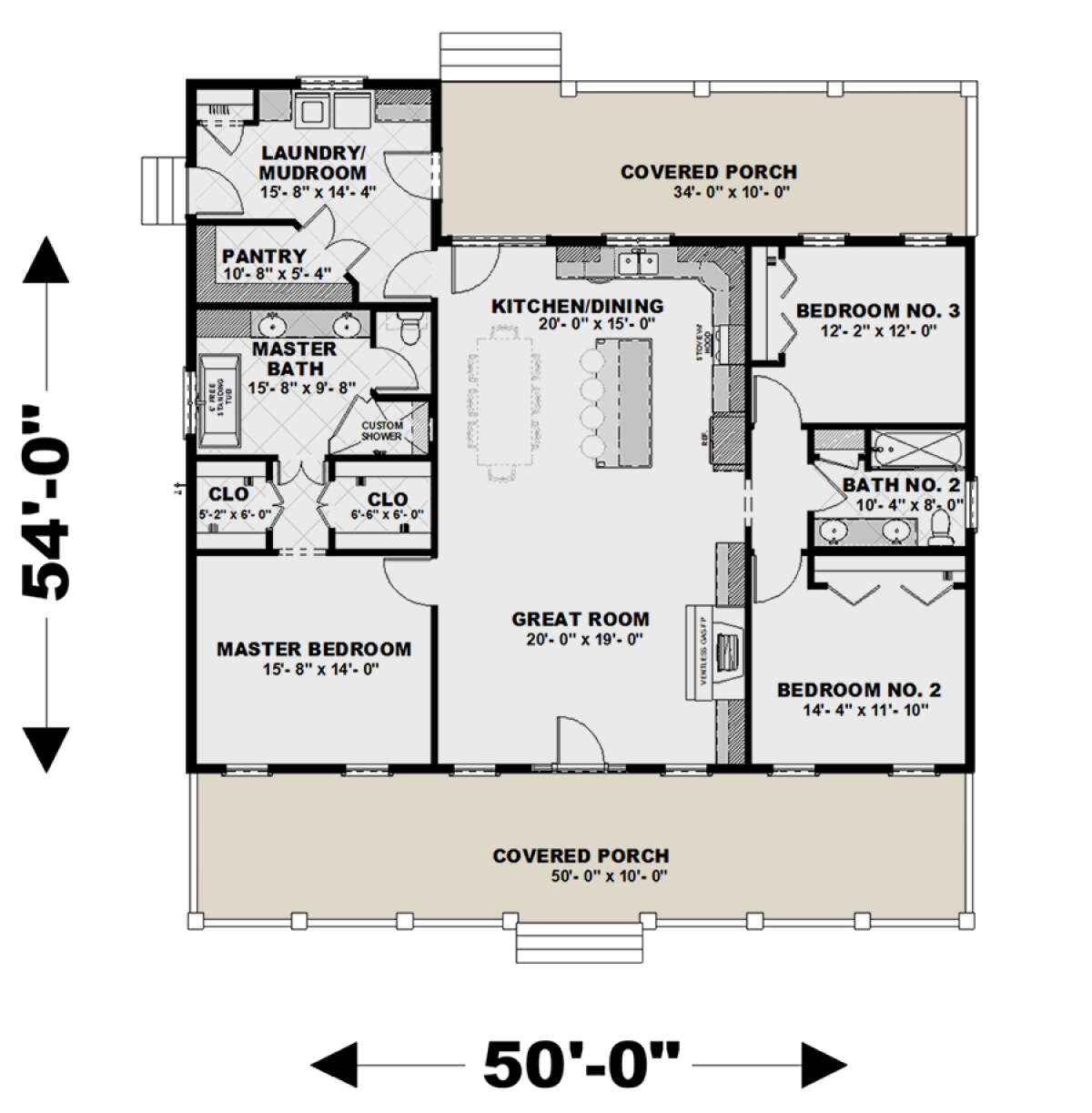 Main Floor  for House Plan #1776-00122
