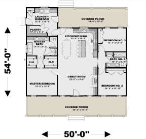 Main Floor  for House Plan #1776-00123
