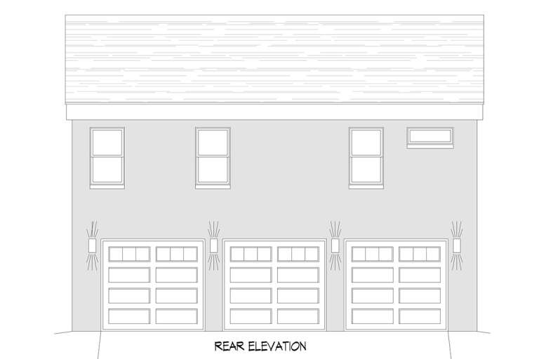 Modern House Plan #940-00600 Elevation Photo
