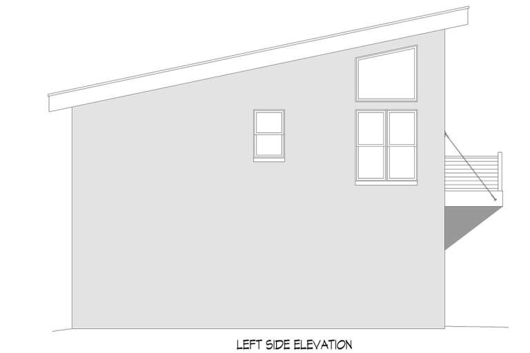 Modern House Plan #940-00600 Elevation Photo