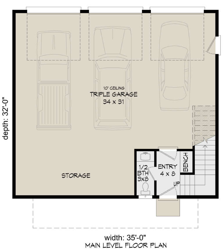 House Plan House Plan #27663 Drawing 1
