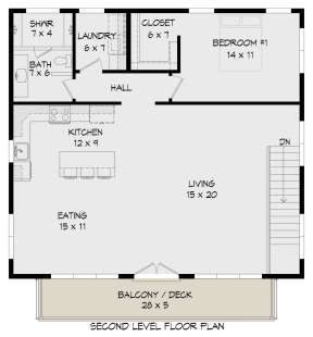 Second Floor for House Plan #940-00600