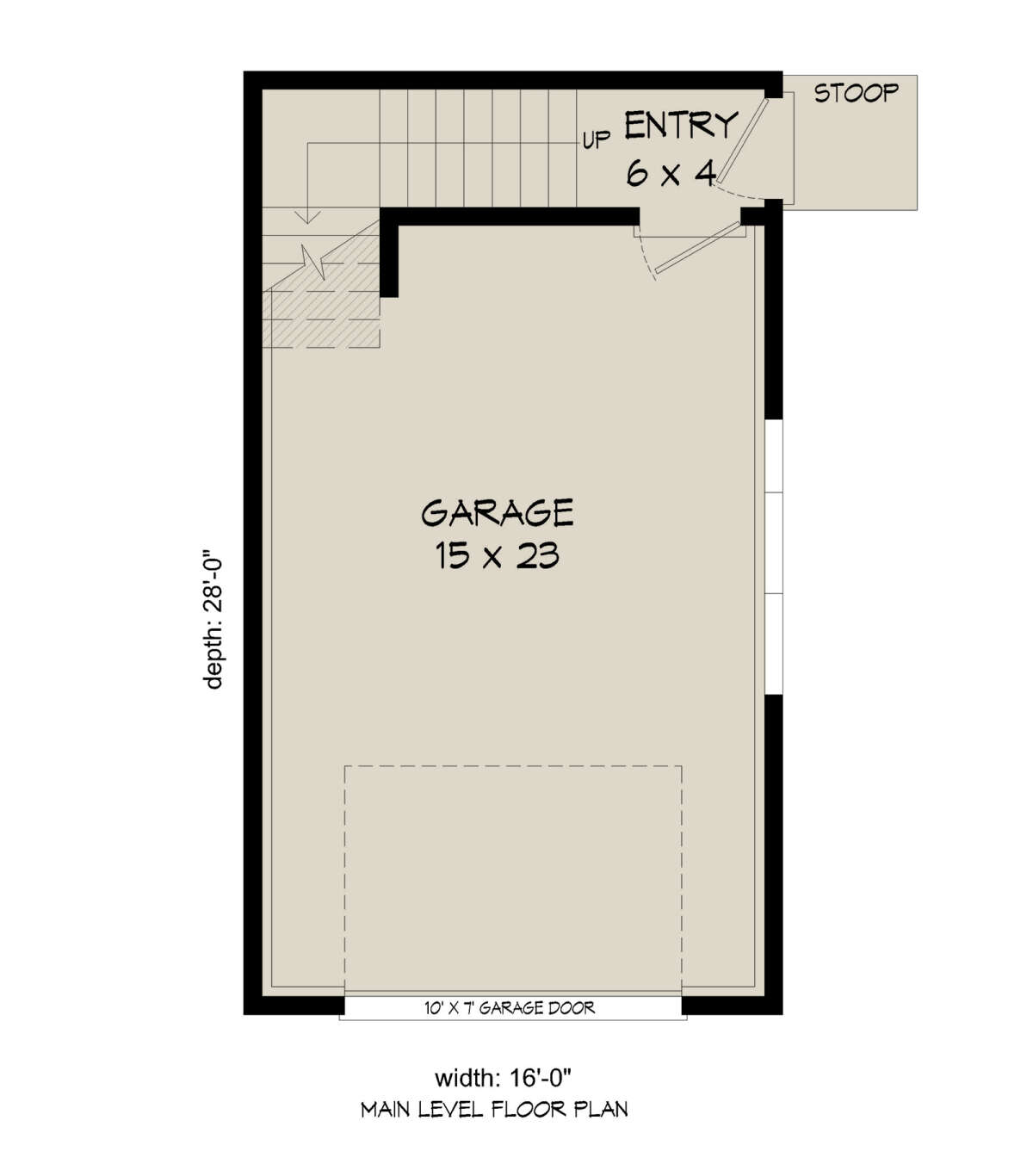 Garage Floor for House Plan #940-00601
