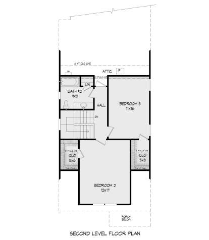 Second Floor for House Plan #940-00602