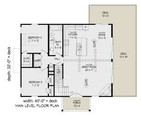 Main Floor  for House Plan #940-00603