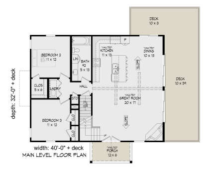 House Plan House Plan #27666 Drawing 1