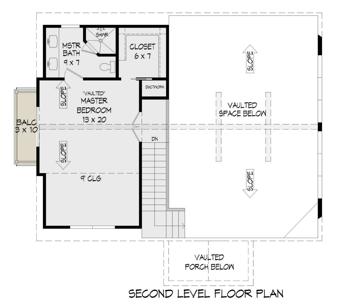 Second Floor for House Plan #940-00603
