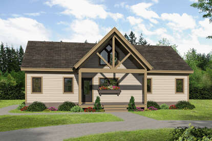 House Plan House Plan #27668 Front Elevation 