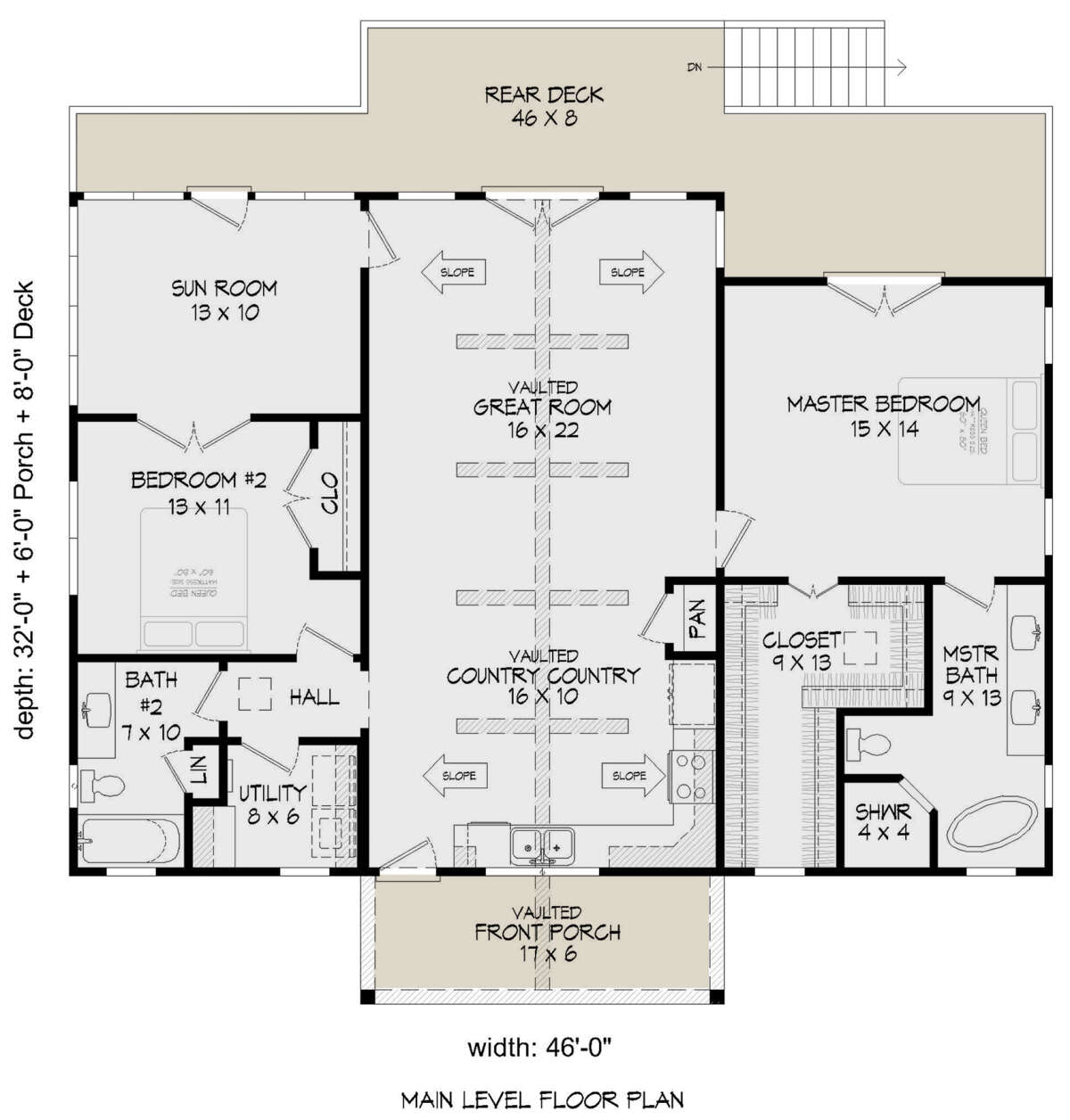 Main Floor  for House Plan #940-00605