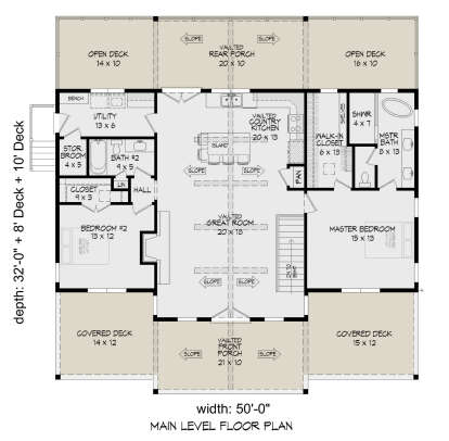 House Plan House Plan #27669 Drawing 1