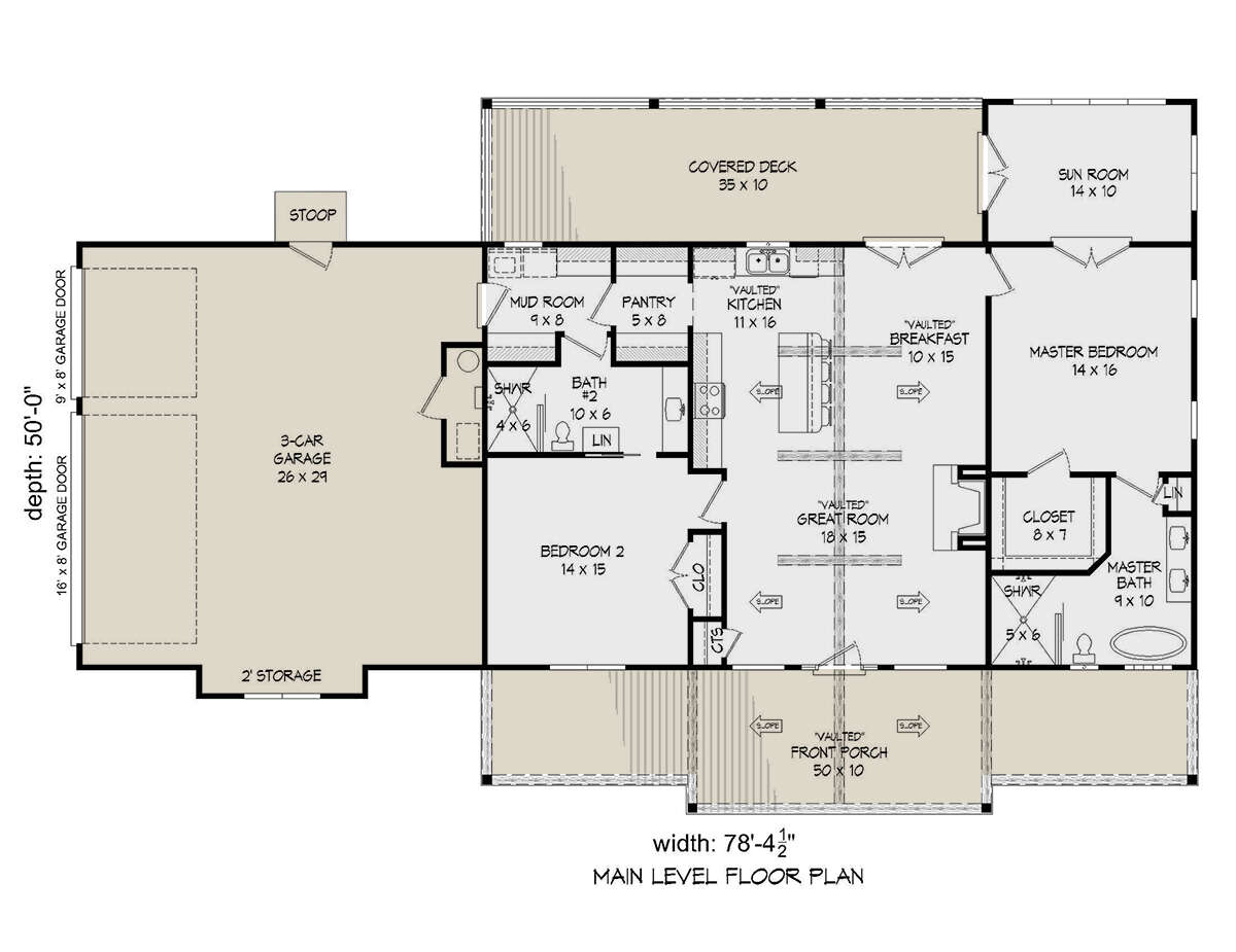 Main Floor  for House Plan #940-00607