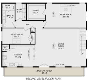 Second Floor for House Plan #940-00608