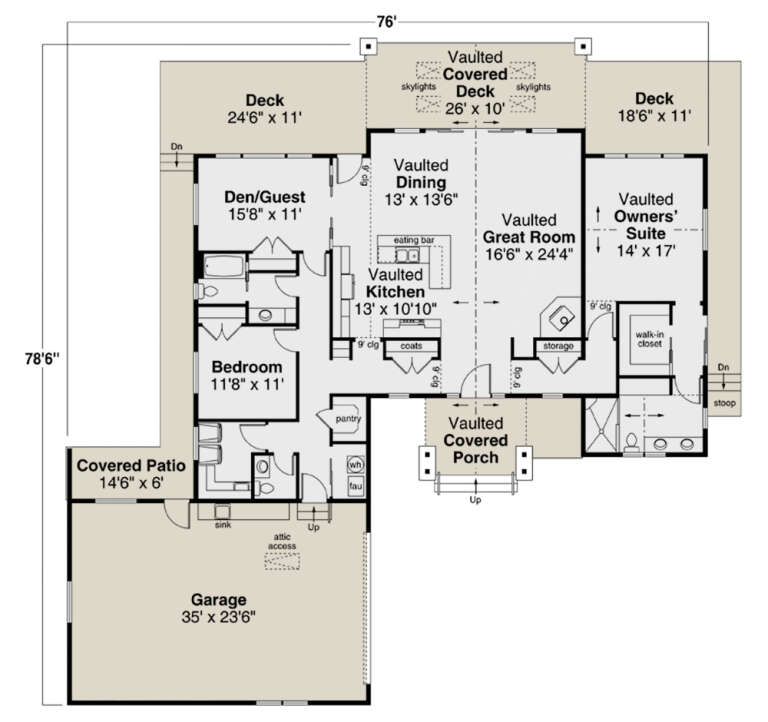 House Plan House Plan #27672 Drawing 1