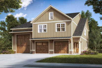 2 Bed, 1 Bath, 1244 Square Foot House Plan - #6082-00206