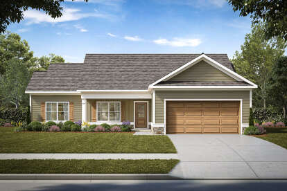 4 Bed, 2 Bath, 1771 Square Foot House Plan - #6082-00207