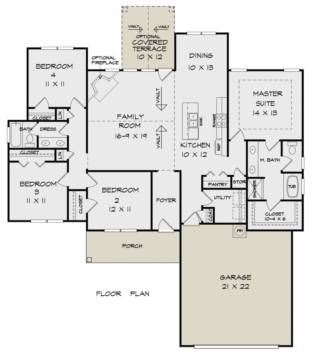 Main Floor  for House Plan #6082-00207